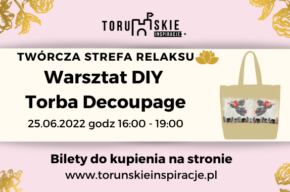 Warsztat DIY - Torba decoupage